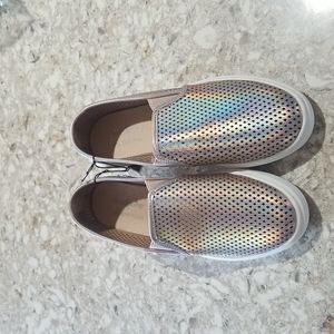 WestLoop Memory Foam Gold Slip on Shoes Size 7/8